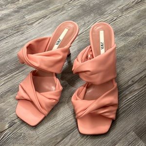 Beautiful Zara pink heels!  Worn once!